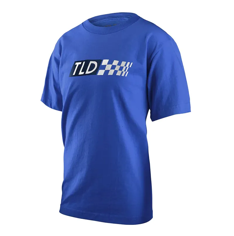 Troy Lee Designs Boxed Out Youth Short Sleeve T-Shirt  Blue